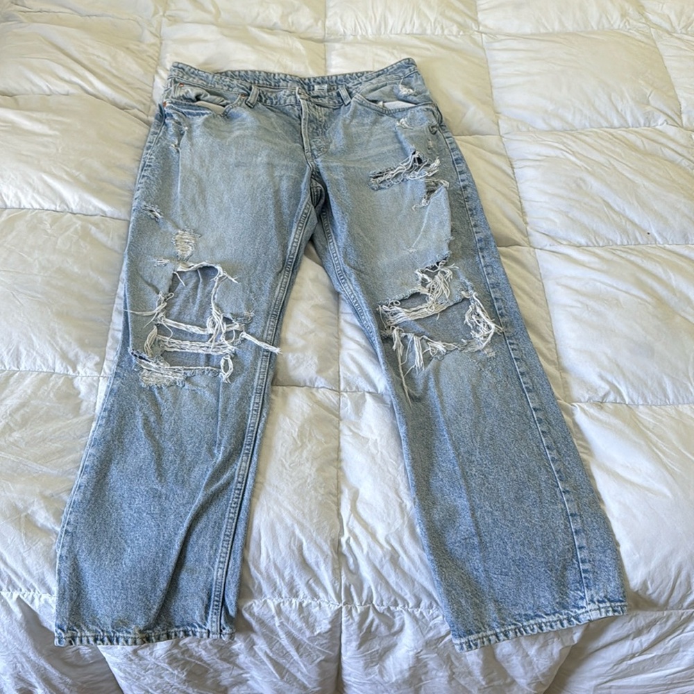 H&M 90s BOYFRIEND HIGH WAIST JEANS